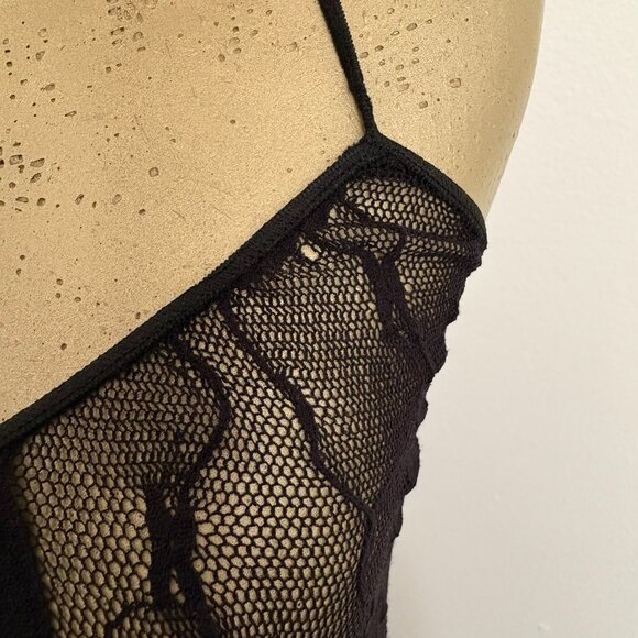 Sheer Lace Butterfly Maxi Dress One Size - Picture 5 of 6